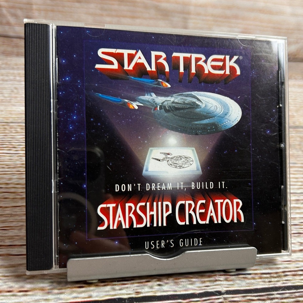 Star Trek Starship Creator PC Mac 1998 Simon & Schuster Interactive 0671316532